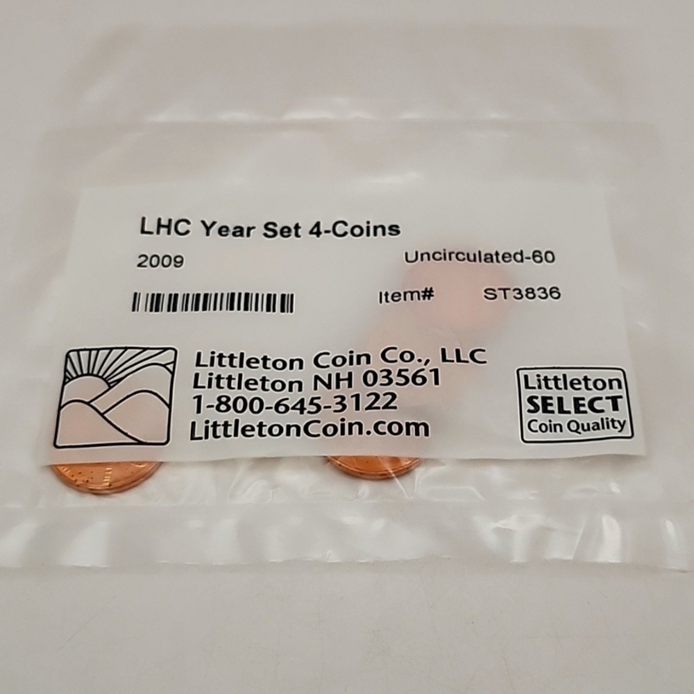 2009 Lincoln Head Cent Year Set 4-Coins Uncirculated - 60 NWT